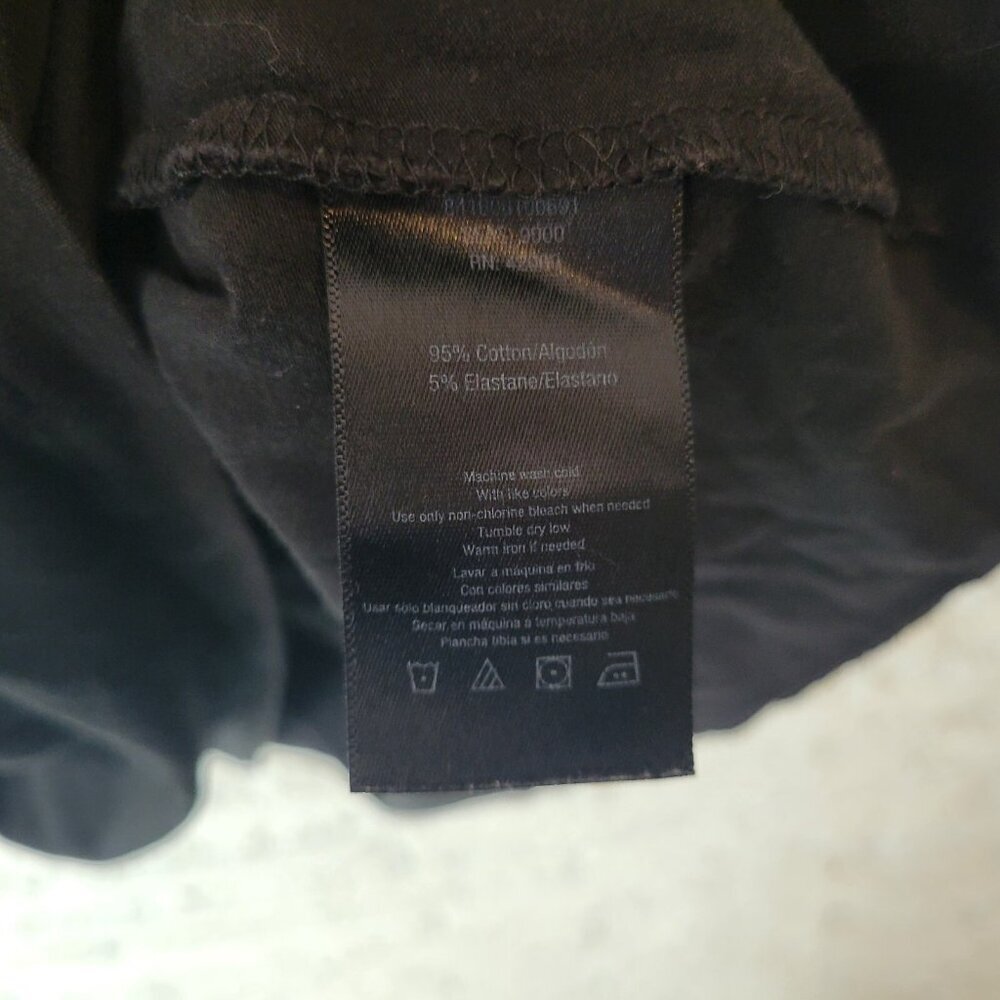 Attention XL Black Cami Top Womens V-Neck Adjustable Strap Cotton Blend BLA28E - Picture 8 of 8